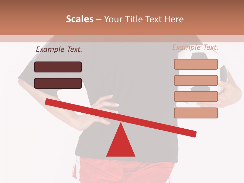 Female Beautiful Active PowerPoint Template