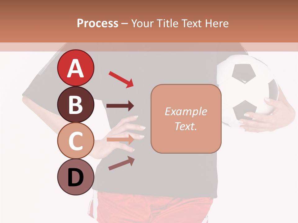 Female Beautiful Active PowerPoint Template