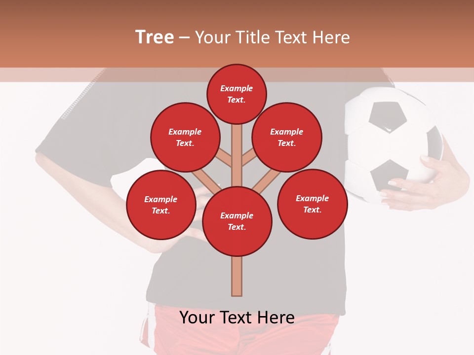 Female Beautiful Active PowerPoint Template