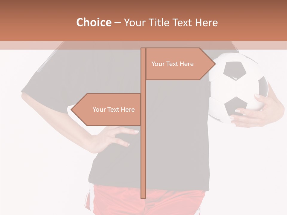 Female Beautiful Active PowerPoint Template