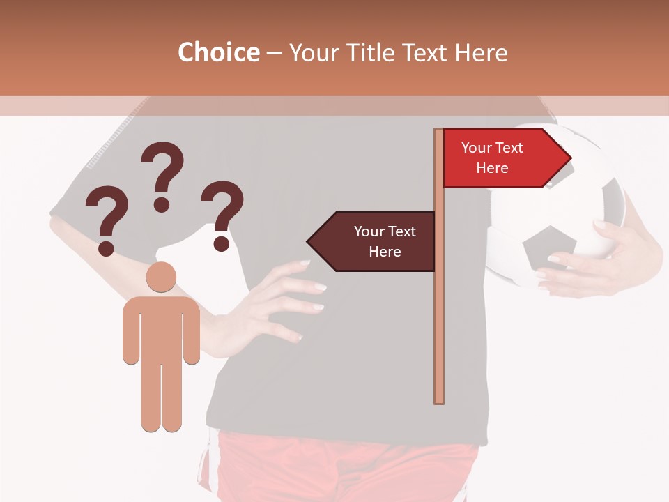 Female Beautiful Active PowerPoint Template