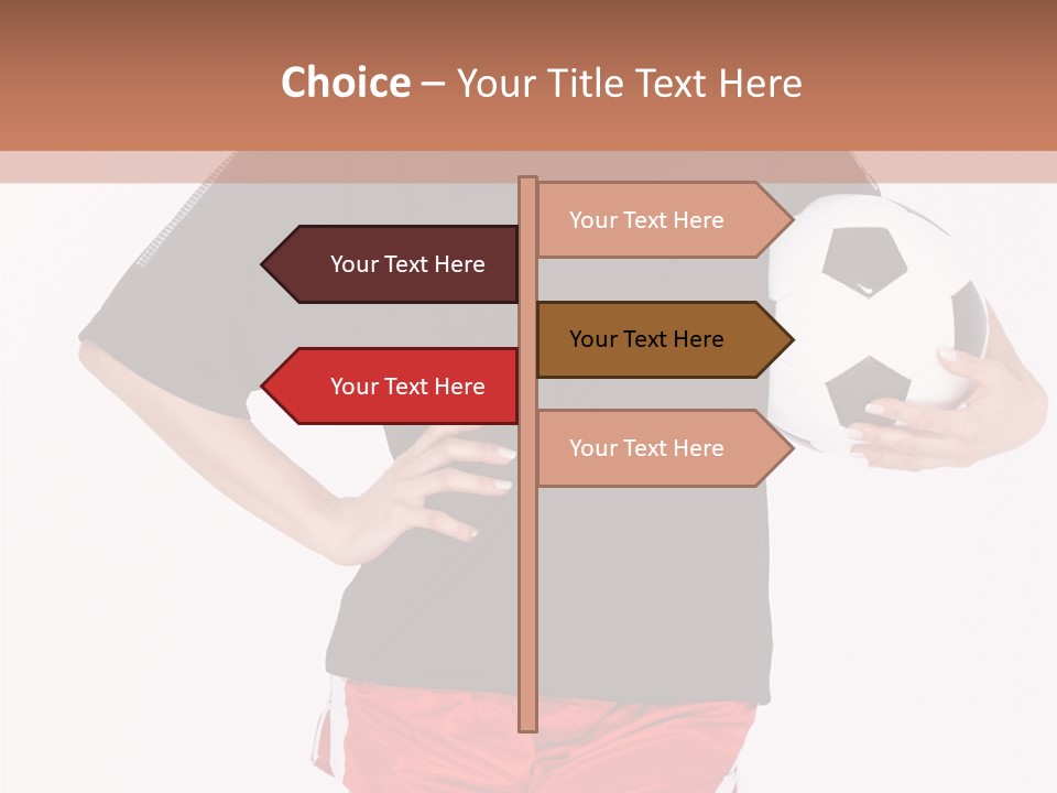 Female Beautiful Active PowerPoint Template