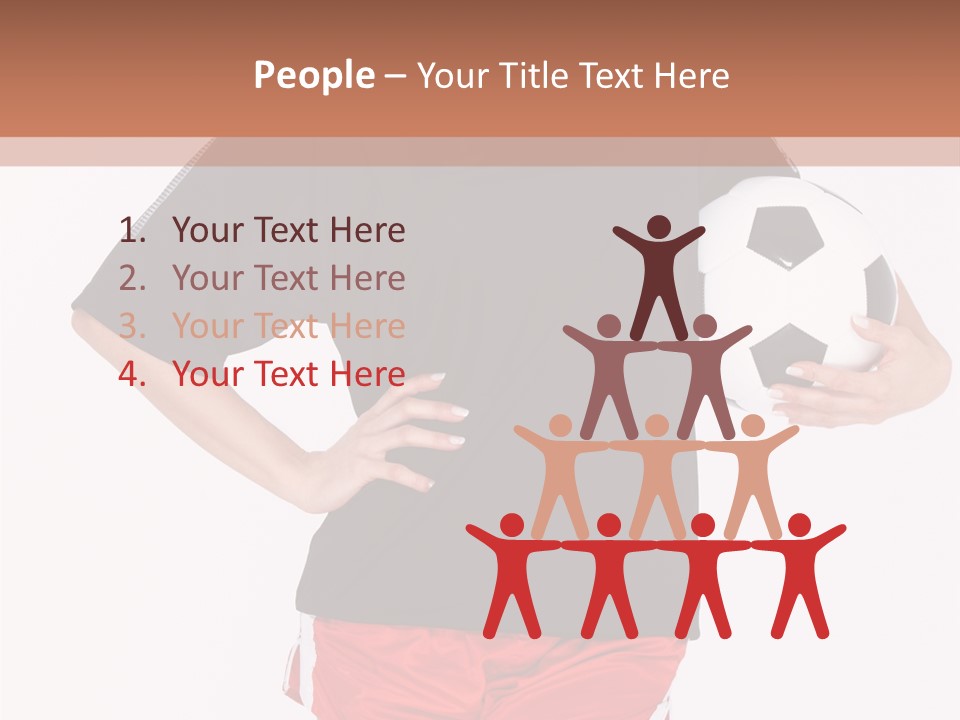 Female Beautiful Active PowerPoint Template