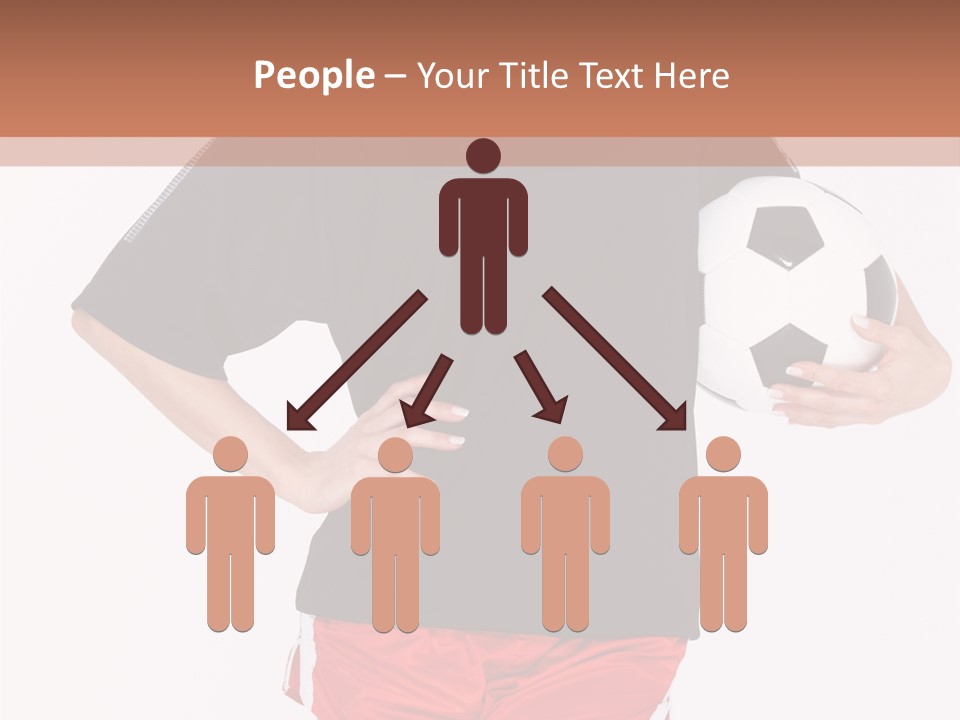 Female Beautiful Active PowerPoint Template