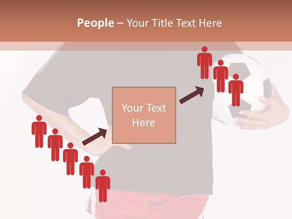 Female Beautiful Active PowerPoint Template