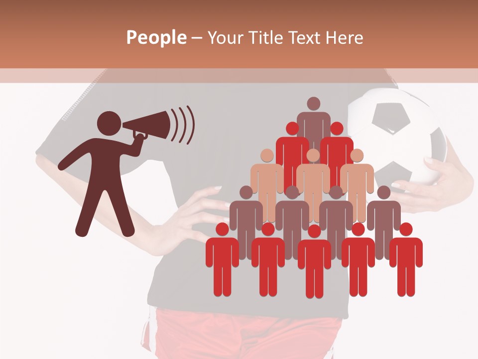 Female Beautiful Active PowerPoint Template