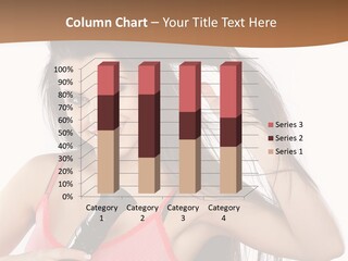 Brunette White Face PowerPoint Template