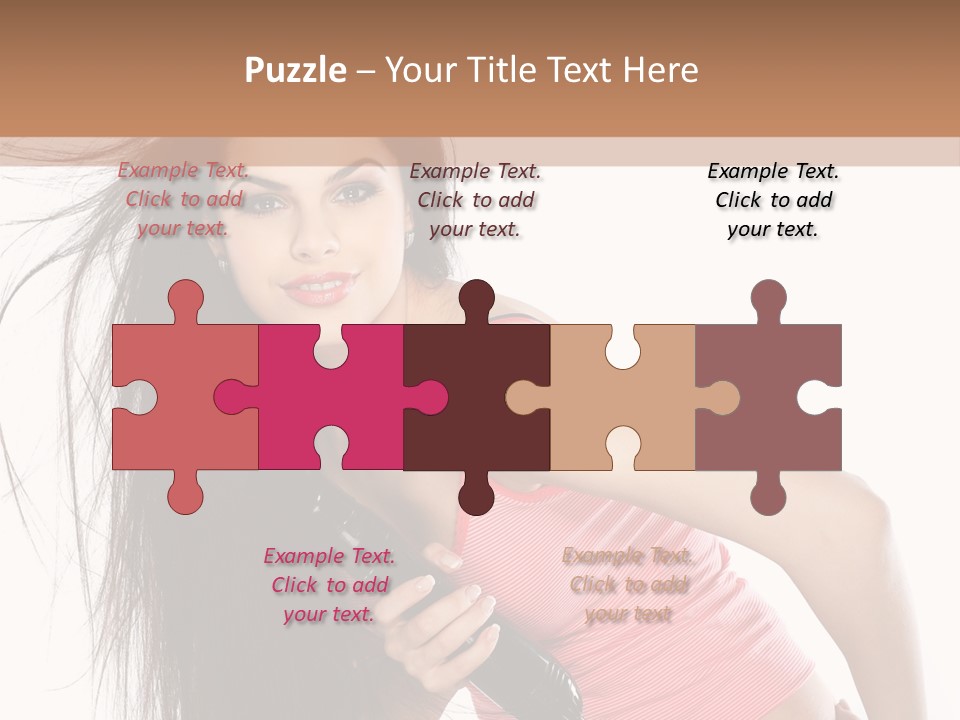 Beauty Teenagers Beautiful PowerPoint Template