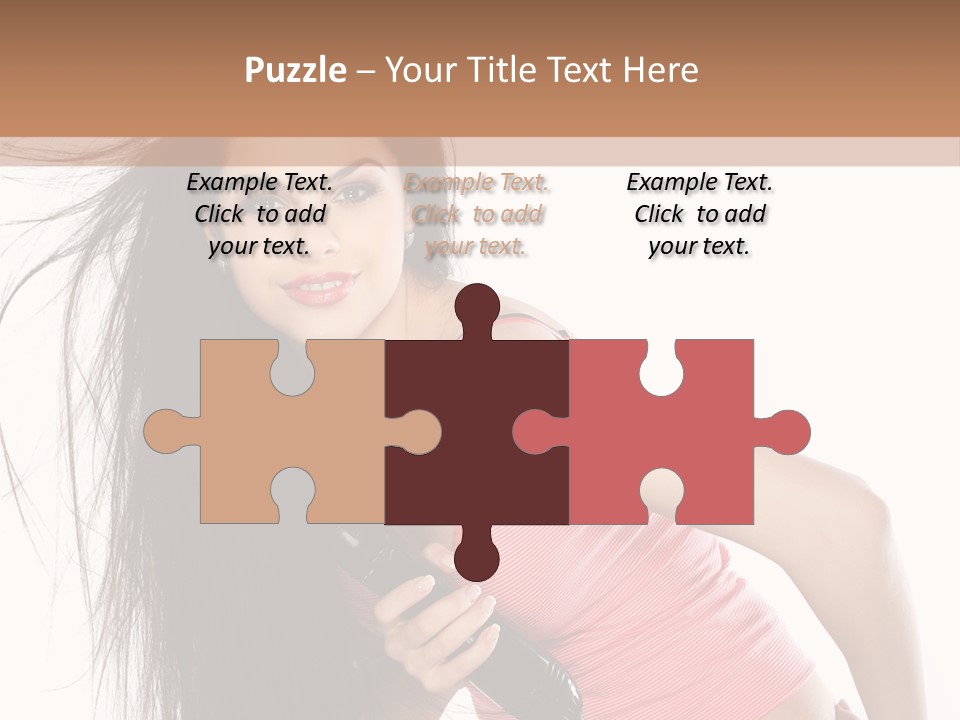 Beauty Teenagers Beautiful PowerPoint Template