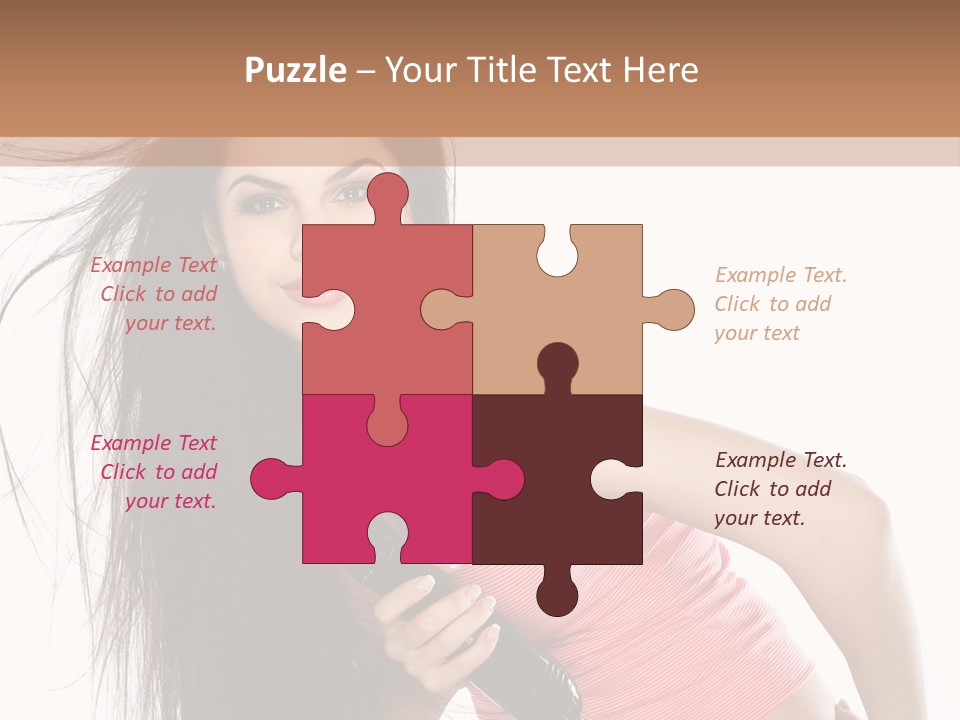 Beauty Teenagers Beautiful PowerPoint Template