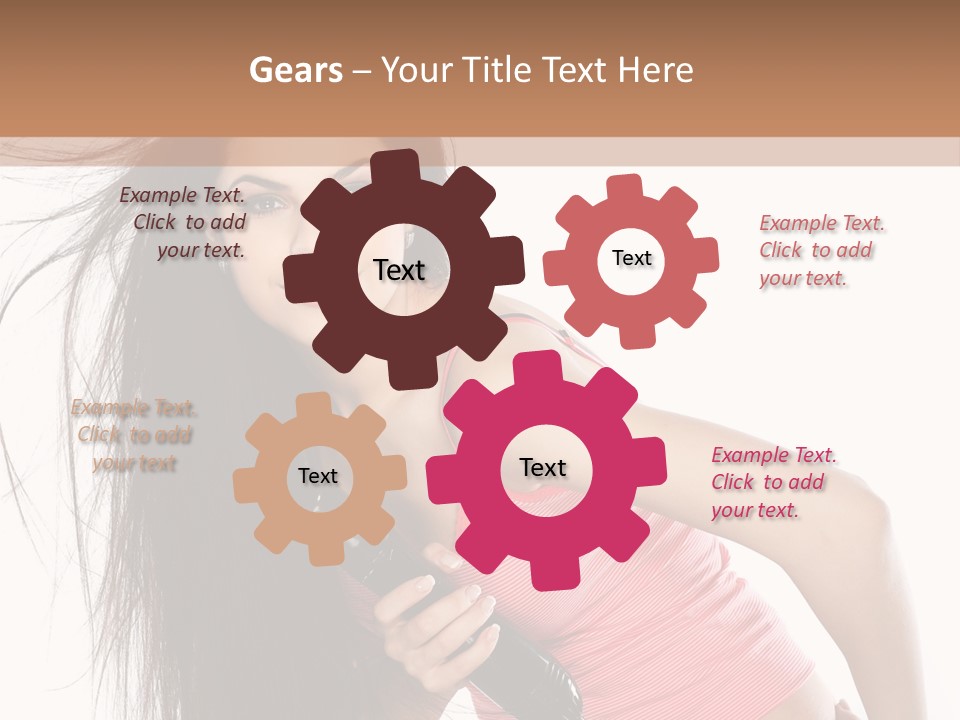 Beauty Teenagers Beautiful PowerPoint Template