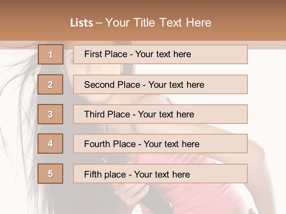 Beauty Teenagers Beautiful PowerPoint Template