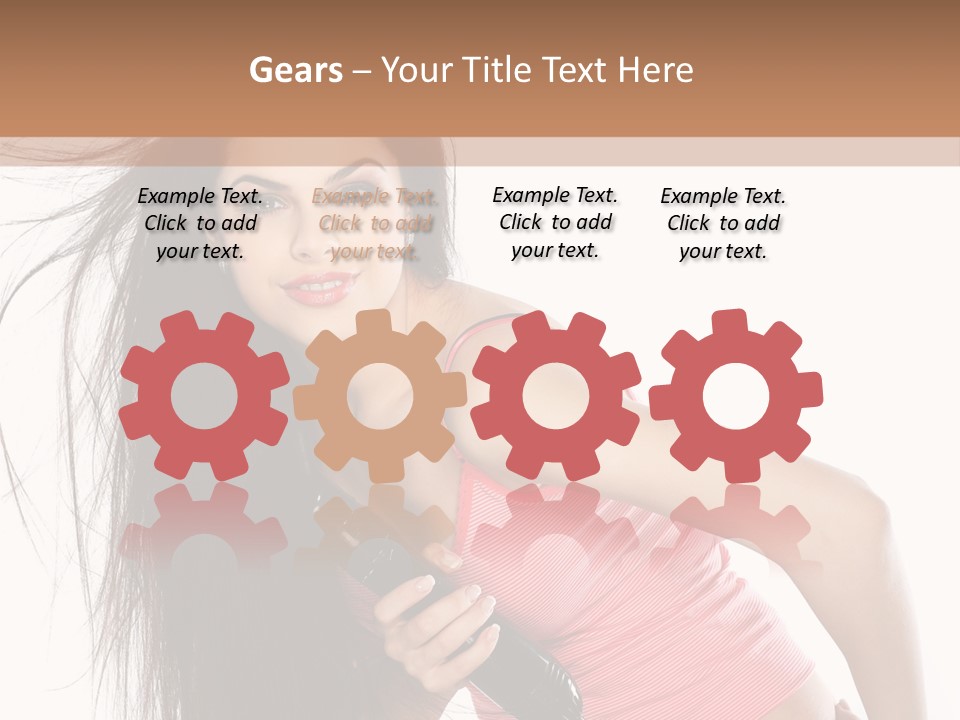 Beauty Teenagers Beautiful PowerPoint Template