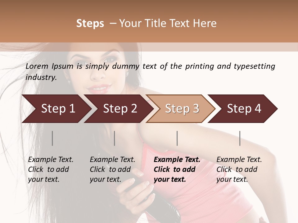 Beauty Teenagers Beautiful PowerPoint Template