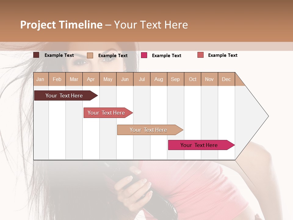 Beauty Teenagers Beautiful PowerPoint Template