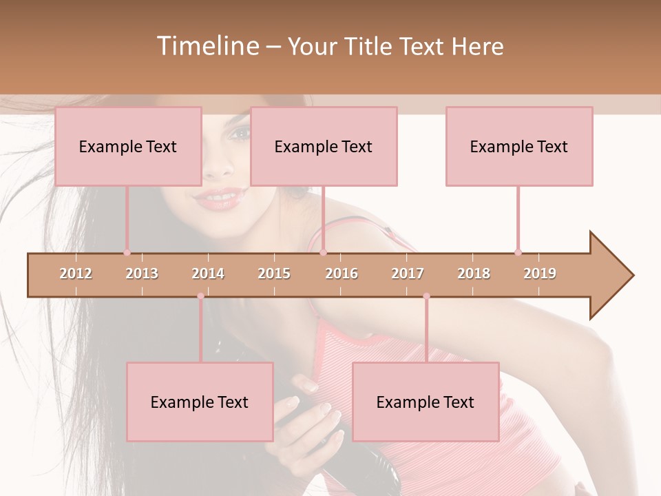 Beauty Teenagers Beautiful PowerPoint Template