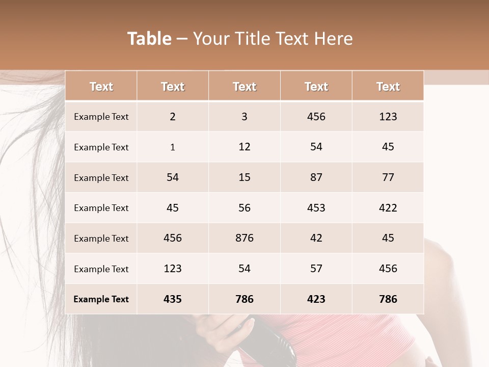 Beauty Teenagers Beautiful PowerPoint Template