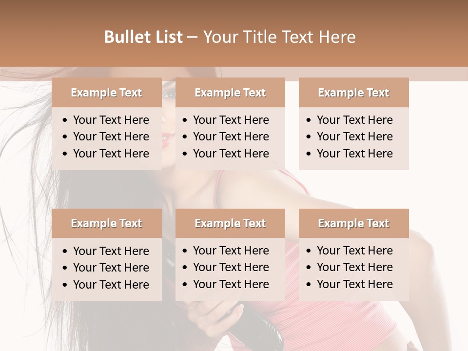 Beauty Teenagers Beautiful PowerPoint Template