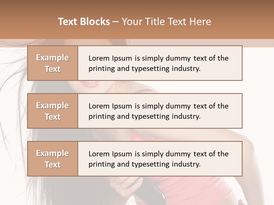 Beauty Teenagers Beautiful PowerPoint Template