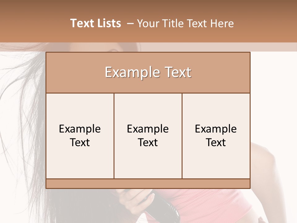 Beauty Teenagers Beautiful PowerPoint Template