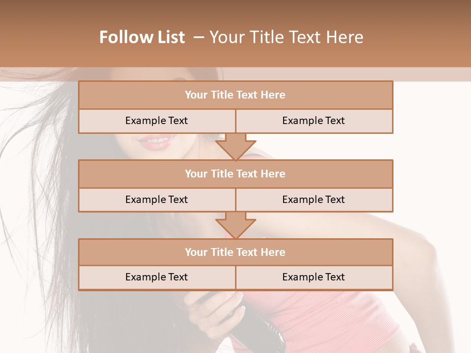 Beauty Teenagers Beautiful PowerPoint Template