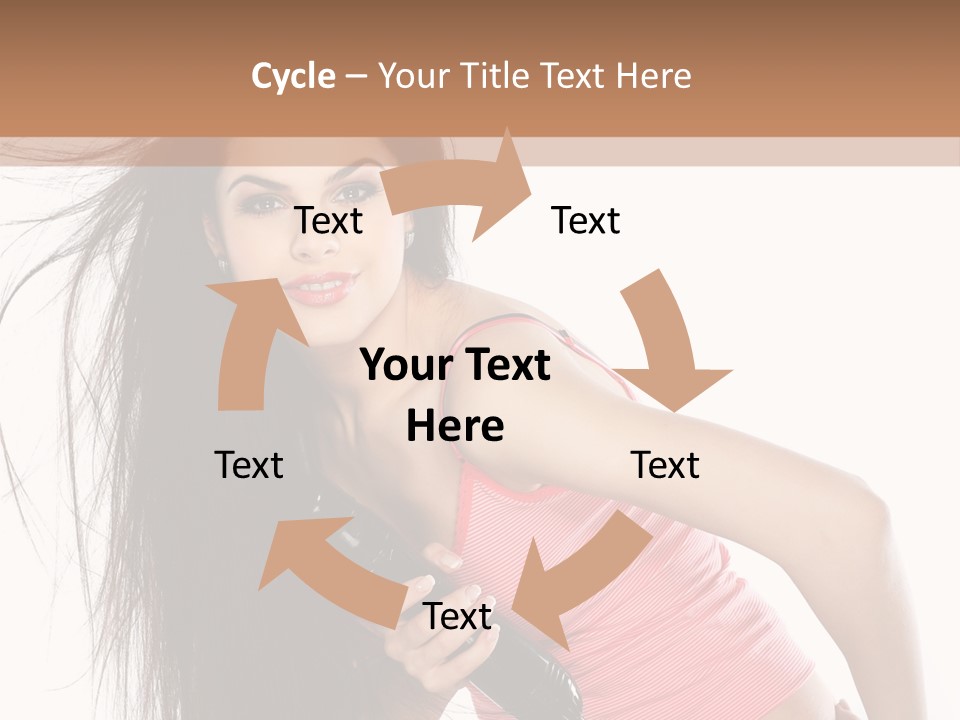 Beauty Teenagers Beautiful PowerPoint Template