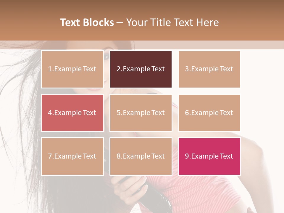 Beauty Teenagers Beautiful PowerPoint Template