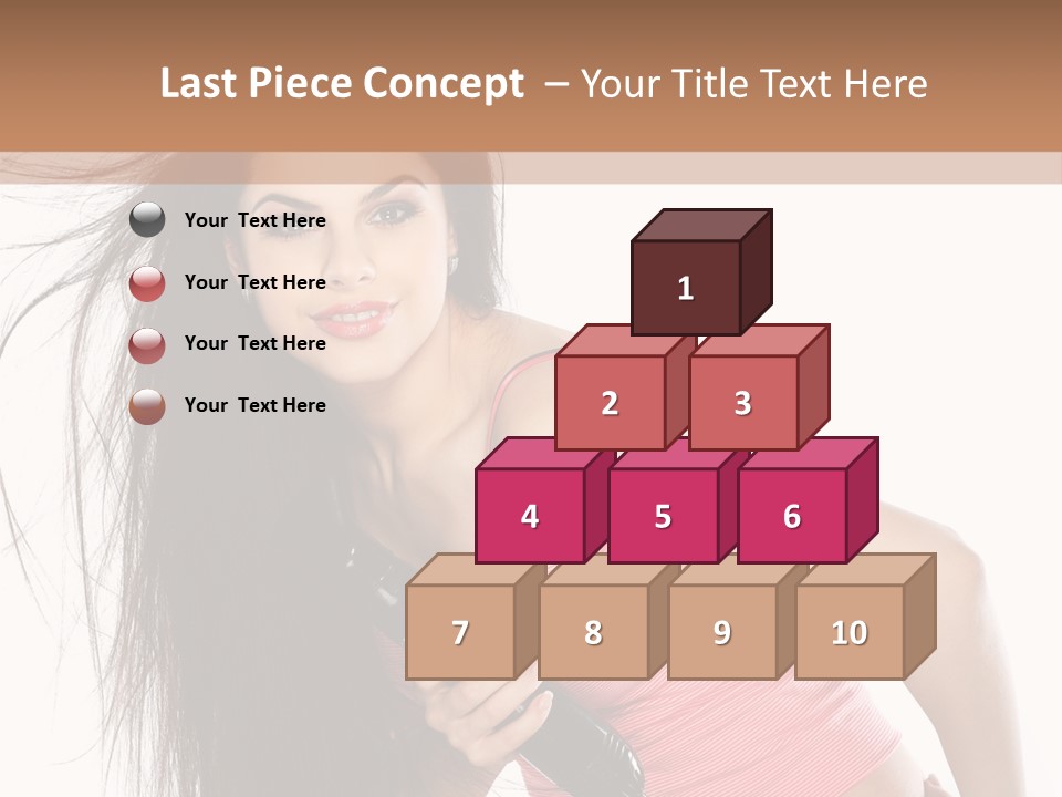 Beauty Teenagers Beautiful PowerPoint Template