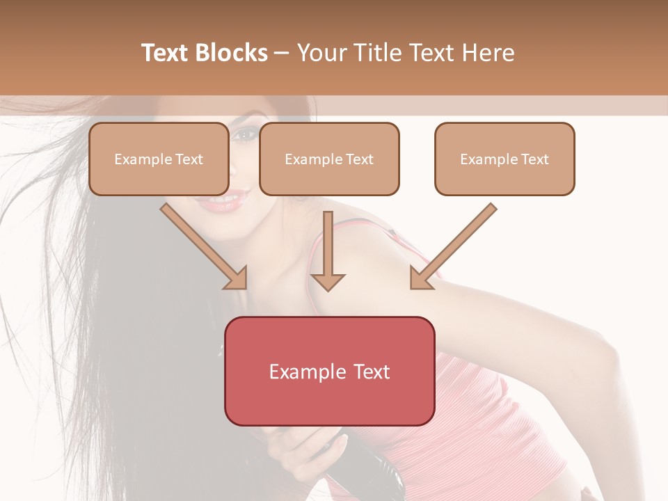 Beauty Teenagers Beautiful PowerPoint Template