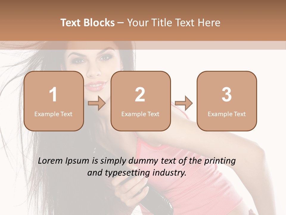 Beauty Teenagers Beautiful PowerPoint Template