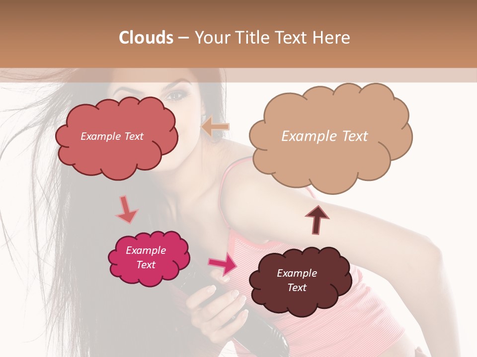 Beauty Teenagers Beautiful PowerPoint Template