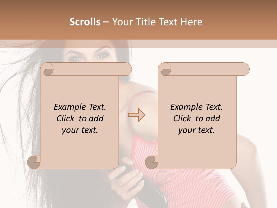 Beauty Teenagers Beautiful PowerPoint Template