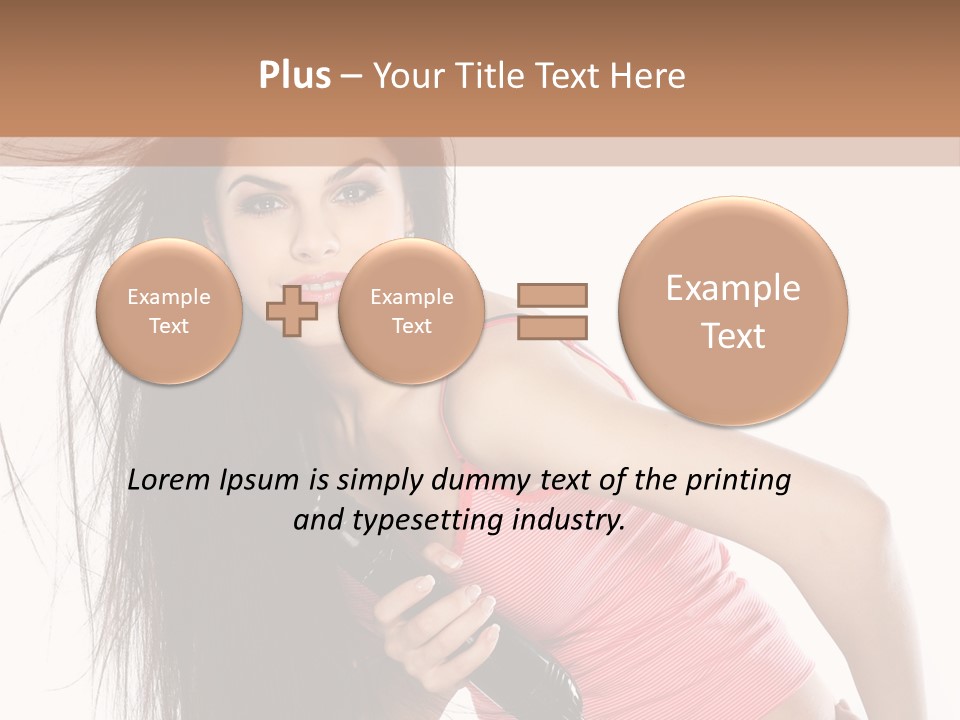 Beauty Teenagers Beautiful PowerPoint Template