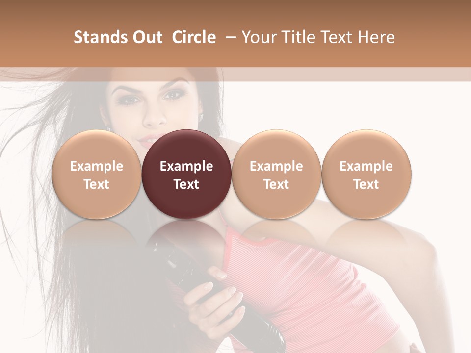 Beauty Teenagers Beautiful PowerPoint Template