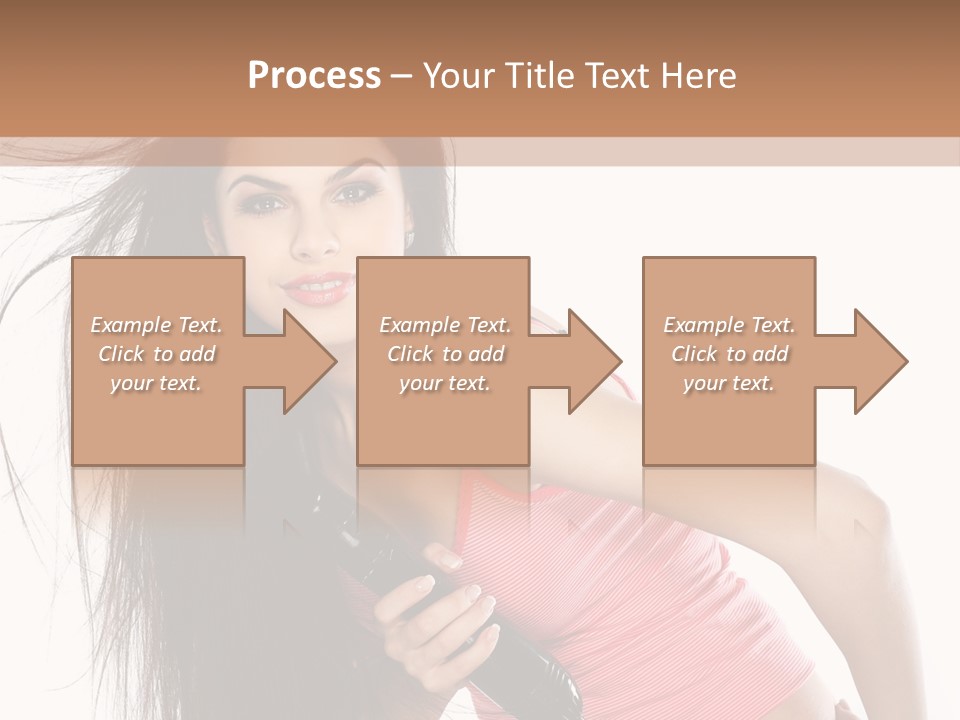 Beauty Teenagers Beautiful PowerPoint Template