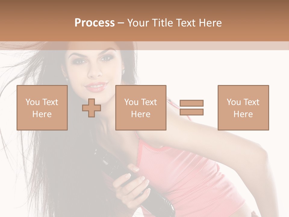 Beauty Teenagers Beautiful PowerPoint Template