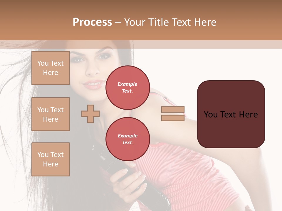 Beauty Teenagers Beautiful PowerPoint Template