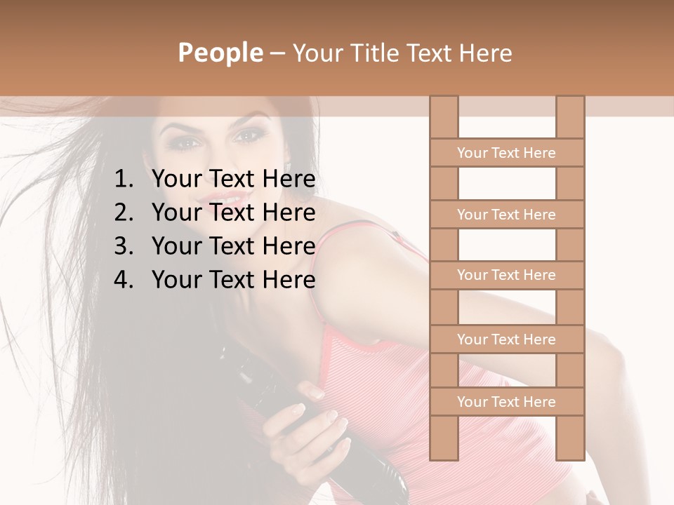 Beauty Teenagers Beautiful PowerPoint Template