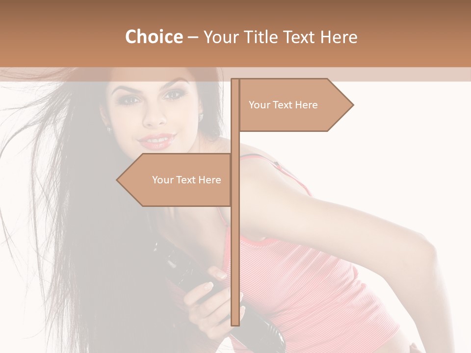 Beauty Teenagers Beautiful PowerPoint Template