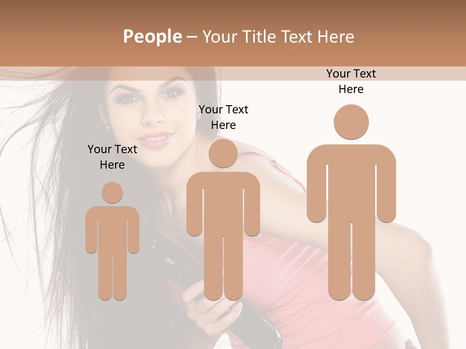 Beauty Teenagers Beautiful PowerPoint Template