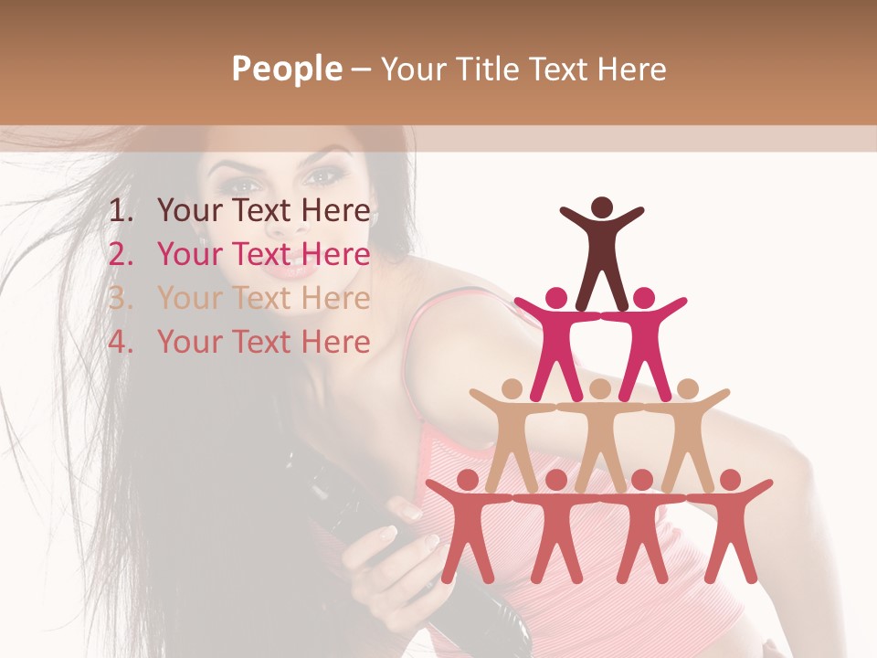 Beauty Teenagers Beautiful PowerPoint Template