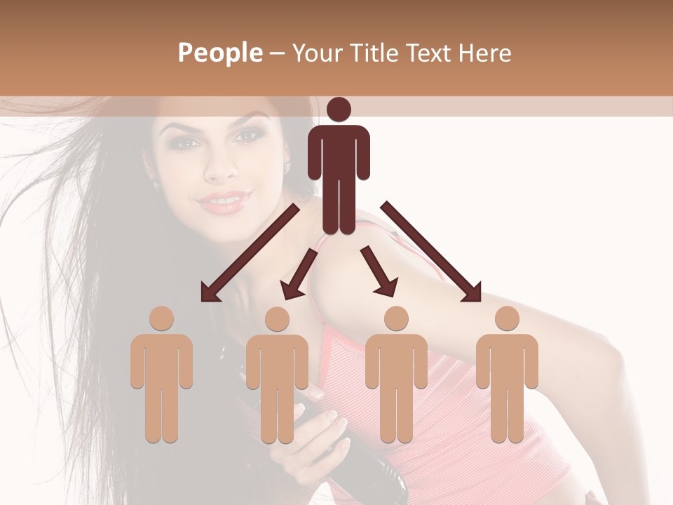 Beauty Teenagers Beautiful PowerPoint Template