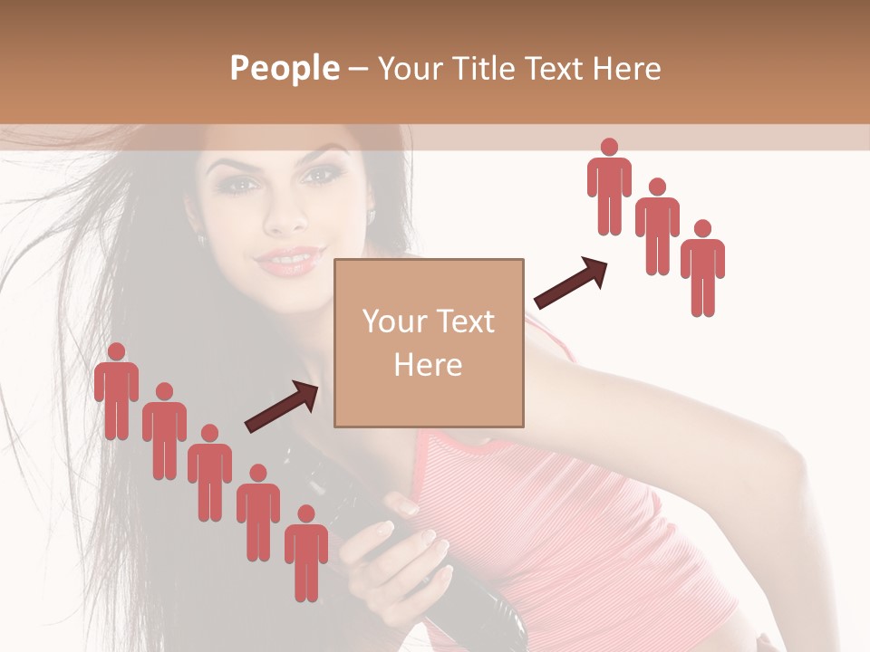 Beauty Teenagers Beautiful PowerPoint Template