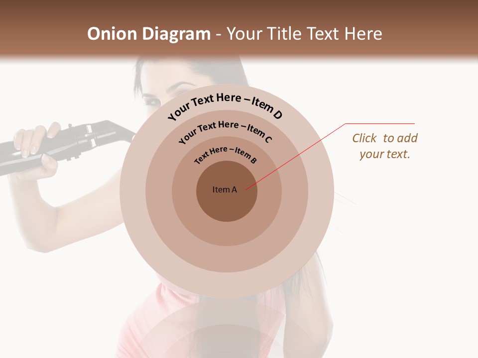 Color Teenagers Image PowerPoint Template