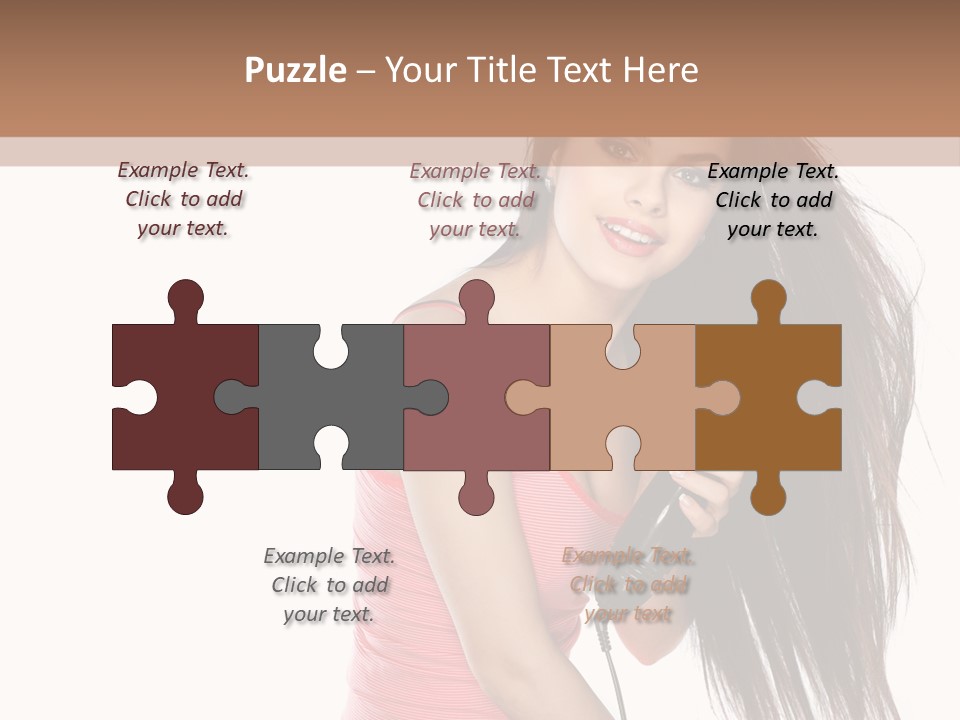 Face Teenagers  PowerPoint Template