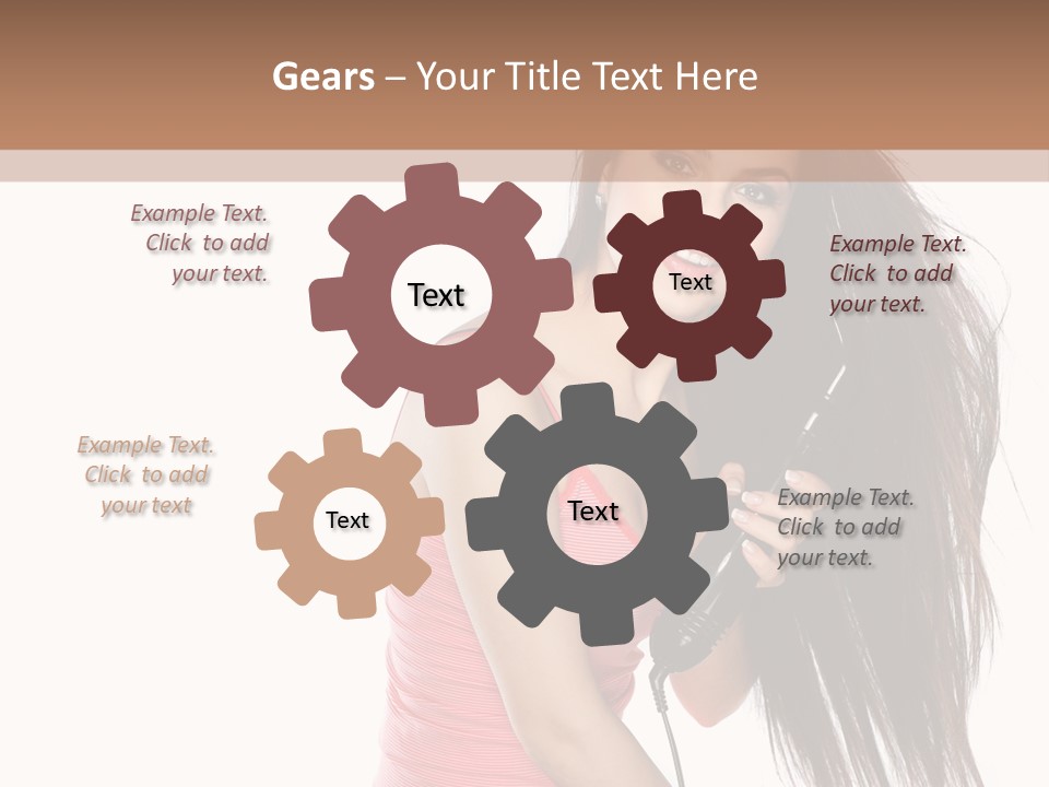 Face Teenagers  PowerPoint Template