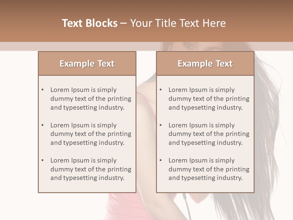 Face Teenagers  PowerPoint Template