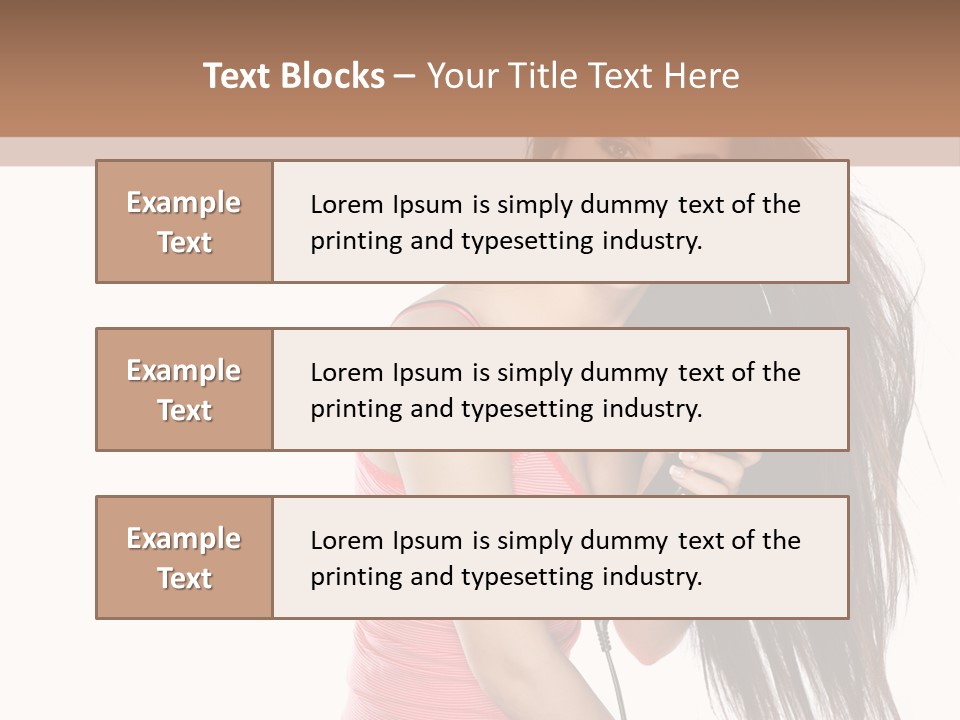 Face Teenagers  PowerPoint Template