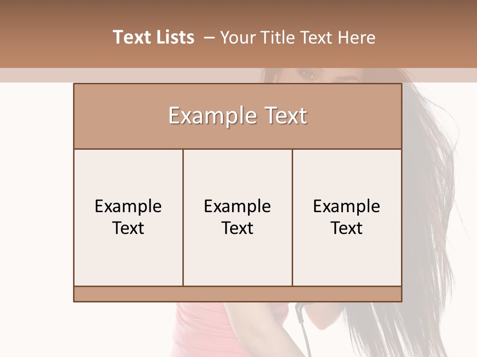 Face Teenagers  PowerPoint Template