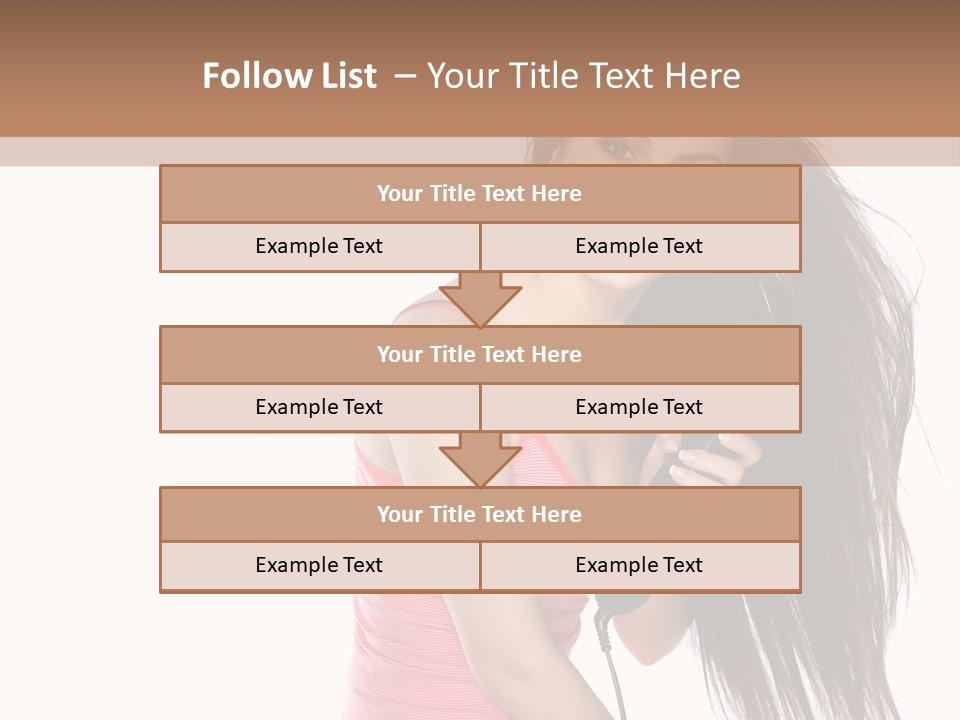 Face Teenagers  PowerPoint Template